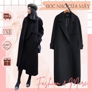 (Góc nhỏ của Mây - ORDER) Áo dạ D99 dáng dài phong cách Hàn Quốc GNCM