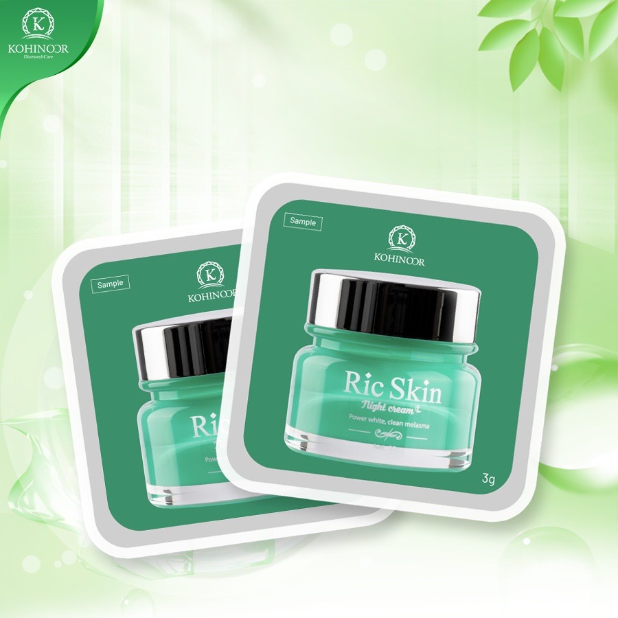 Gói Sample 3g Kem Dưỡng Ẩm Mờ Thâm Nám Kohinoor Ric Skin Night Cream | BigBuy360 - bigbuy360.vn