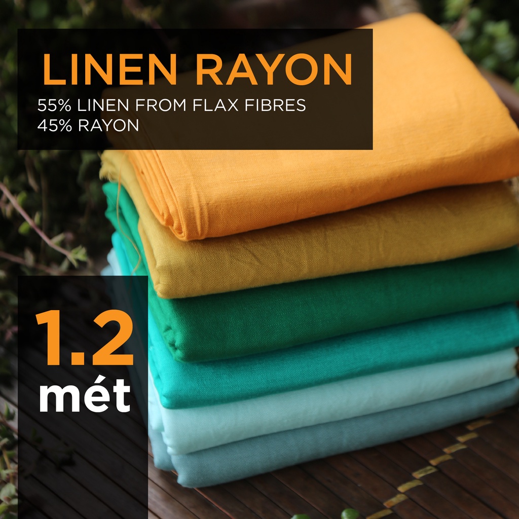 Linen Rayon - vải Lanh (linen) nhập khẩu cao cấp từ sợi cây
