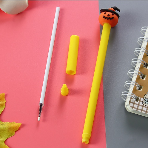 Bút Bi Viết Tạo Hình Halloween Siêu Dễ Thương - Bút Bi Viết Văn Phong Mực Đen