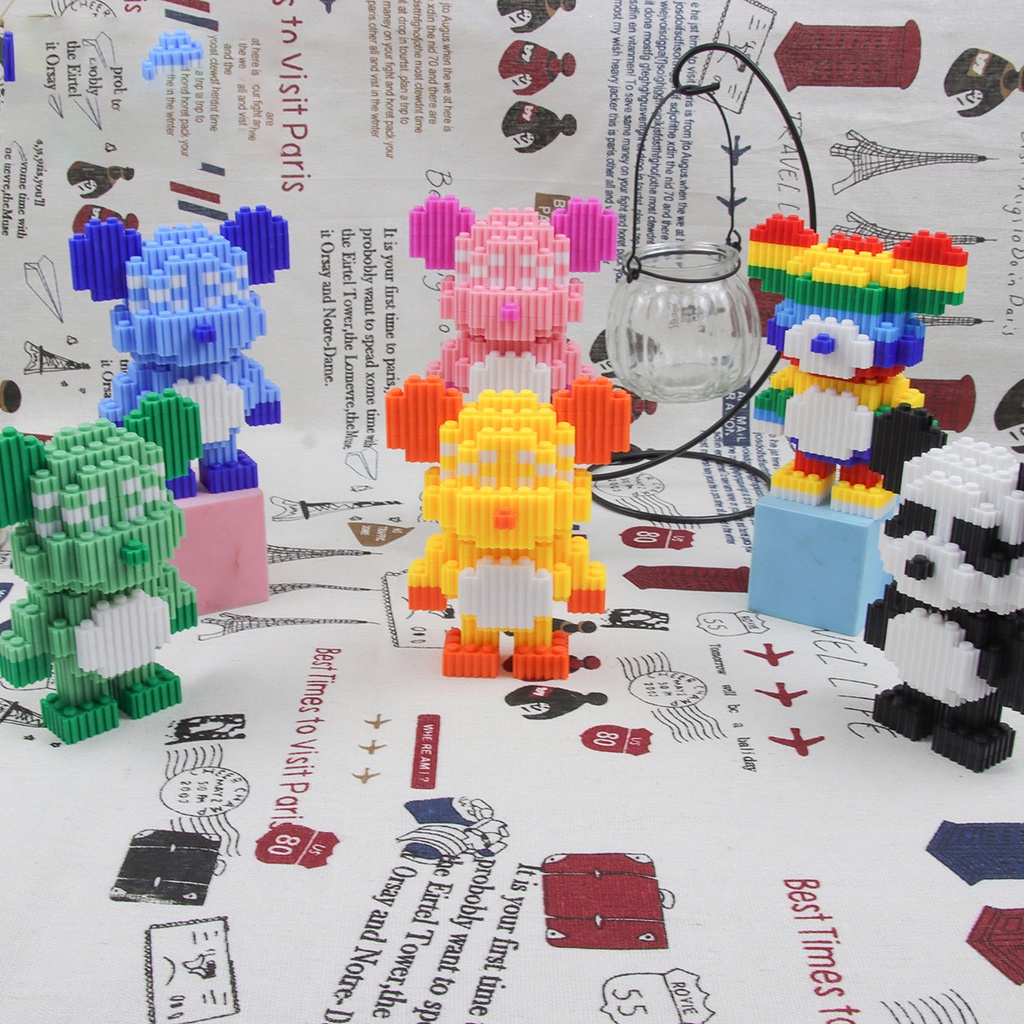 Khối Lego xếp hình nhân vật Anime, Disney hoạt họa dễ thương giúp bé phát triển trí tuệ