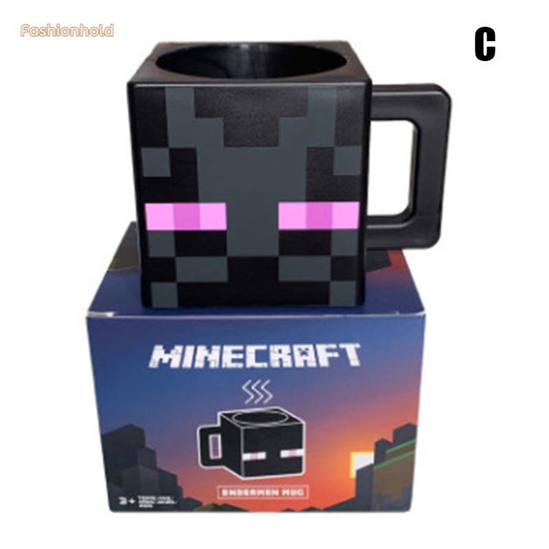 Cốc Uống Cà Phê Hình Vuông In Hình Nhân Vật Game Minecraft 3D Dung Tích 230ml 230ml