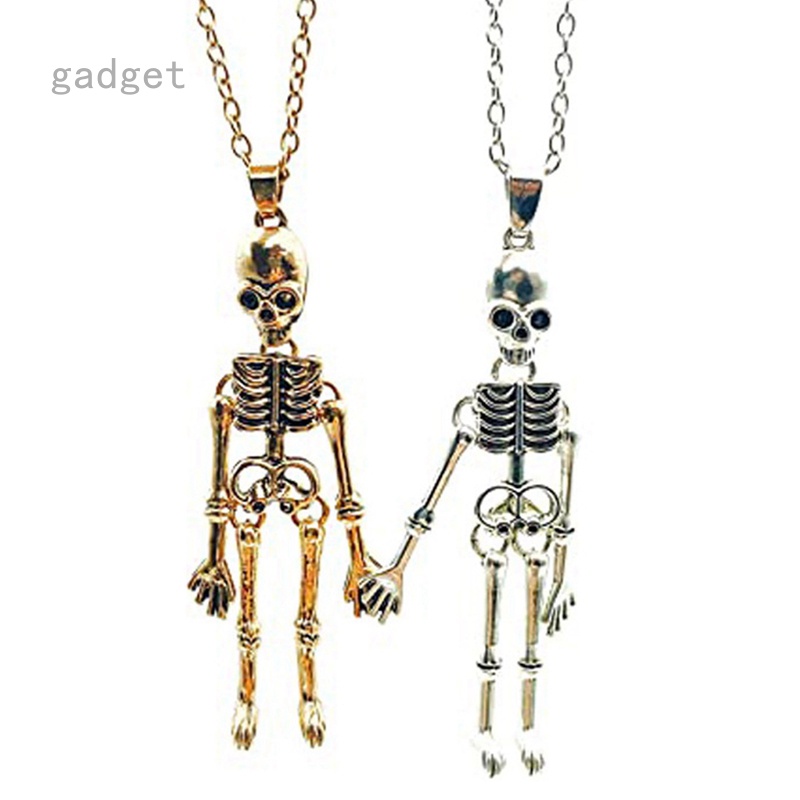 Gdt Vòng cổ Mặt Hình Bộ Xương Bàn Tay Có Từ Tính Dành Cho Cặp Đôi ​Vòng cổ Tình Bạn Phong Cách Punk