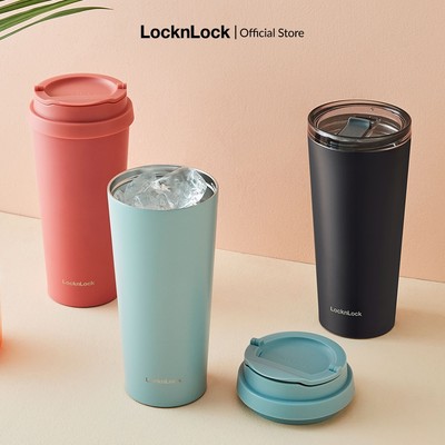 Bình giữ nhiệt Lock&Lock có 2 nắp thay thế New Clip Tumbler 540ml LHC4279 (3 màu)
