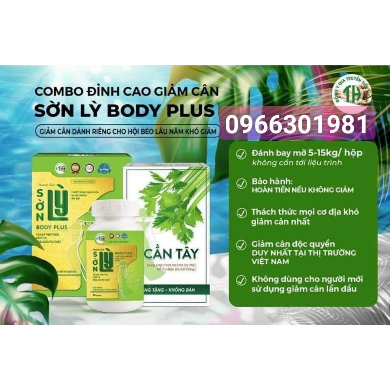 Giảm Cân Sờn Lỳ Body Plus Chính Hãng (Bao Test Mã Vạch Qr)