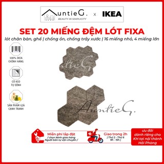 Set 20 miếng lót chân bàn ghế Fixa IKEa