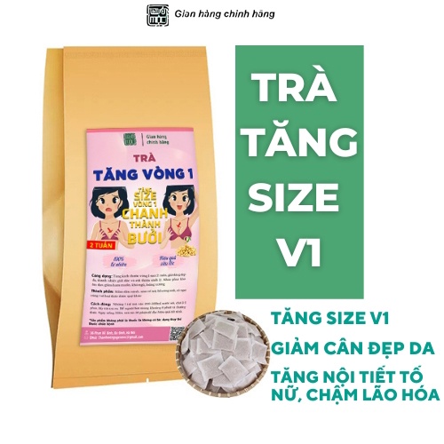 Trà tăng vòng một tự nhiên 14 ngày dạng túi lọc hỗ trợ phát triển vòng một tăng cường sinh lý nữ hỗ trợ tăng giảm cân