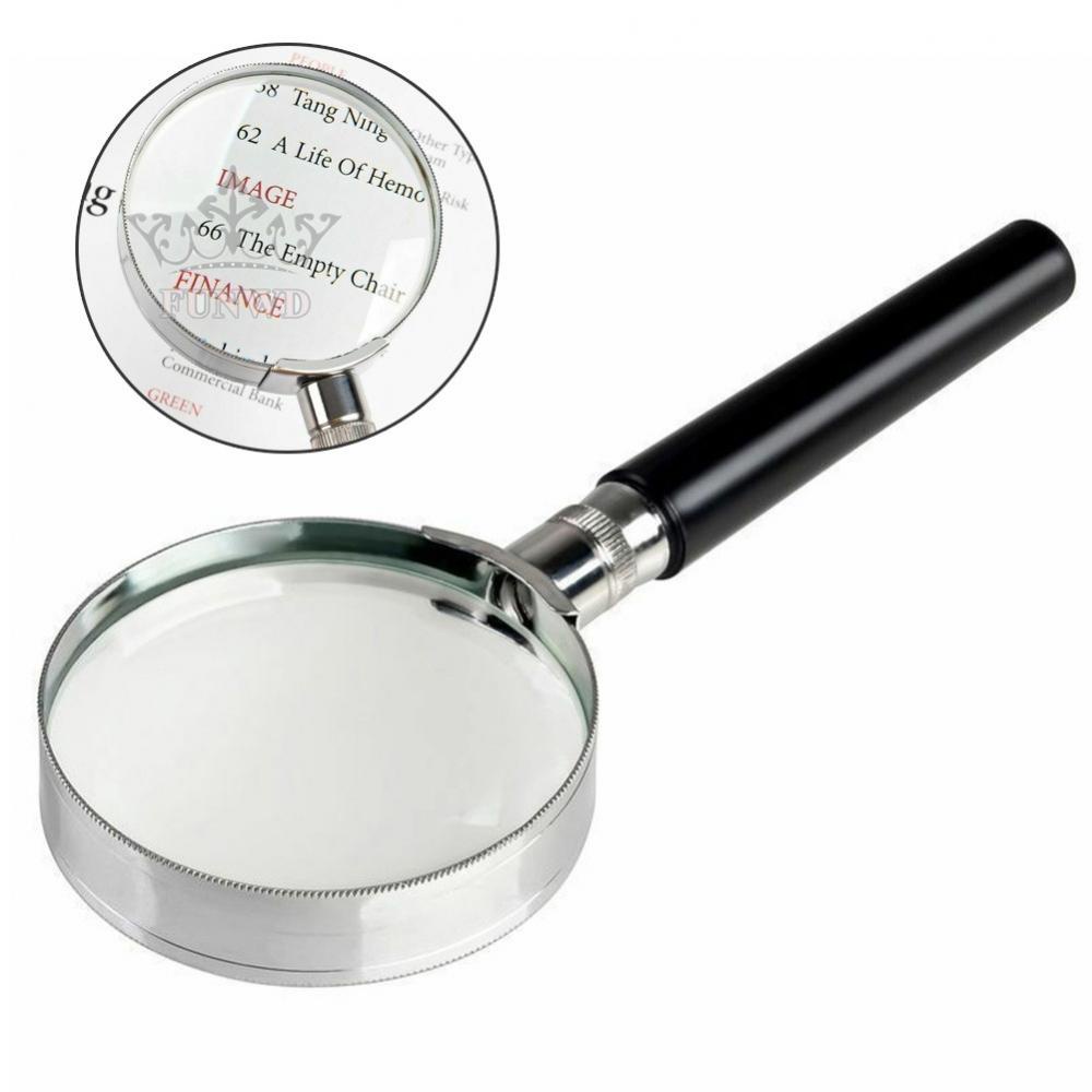 【FUNWD】Magnifier Magnifying 10X 2inch Compact Handheld Lightweight Magnification