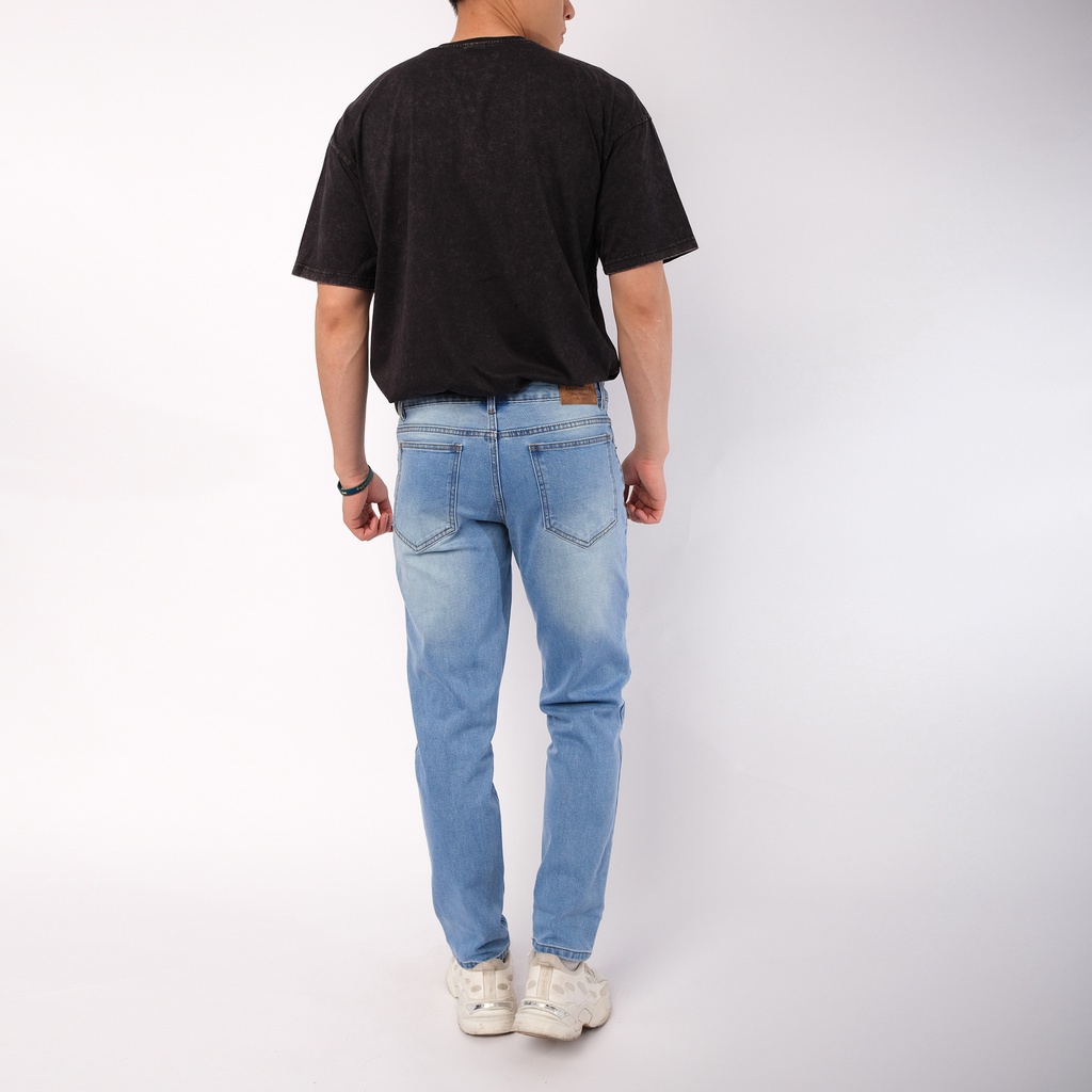 Quần jean nam slimfit Umebay UMJ310, rin bò co giãn form basic skinny trẻ trung