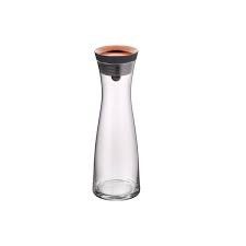 Bình thủy tinh WMF Wasserkaraffe Basic 1L (nắp vàng, đồng, xám)