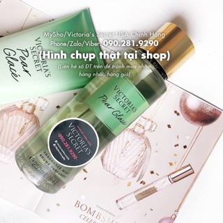 Xịt toàn thân Pear Glace 250mL hương lê và dưa gang - Victoria's Secret