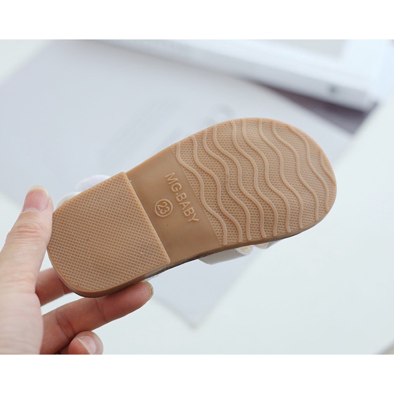 DÉP bé gái, sandal bé gái chống trơn trượt MG BABY chính hãng