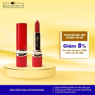 Son thỏi lì lâu trôi hansmile mystick lipstick 3,5g chất son cao cấp mịn như nhung