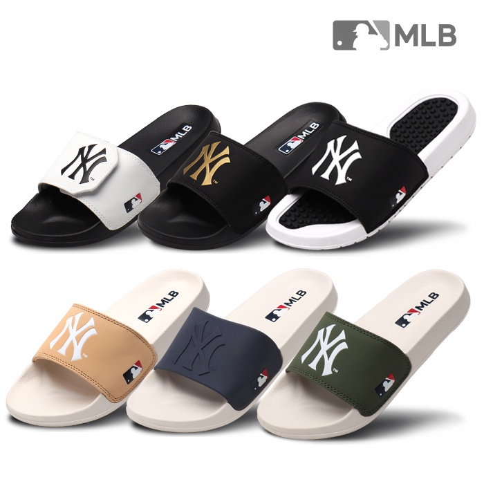 Dép MLB in logo NY order chính hãng Hàn Quốc