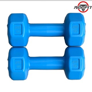 Bộ 2 Tạ tay nhựa lục giác 1 kg