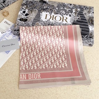 Dior 1 khăn quàng cổ 100% lụa thanh lịch phong cách âu mỹ