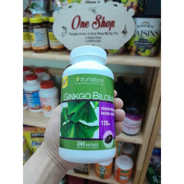 Viên uống bổ não Ginkgo Biloba 120mg 340 viên của Mỹ