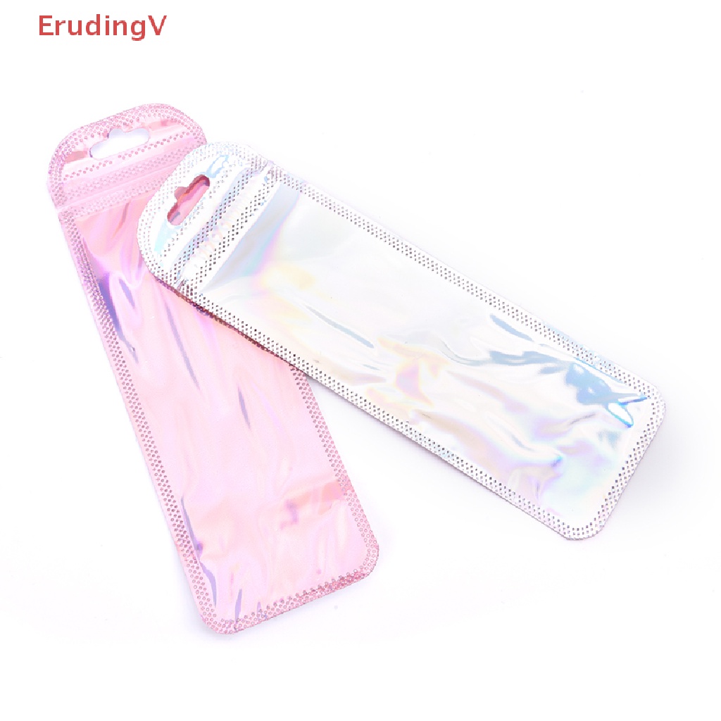 [ErudingV] Set 50 Túi Đựng Mỹ Phẩm Phẳng Mini 4 Kiểu Màu Laser