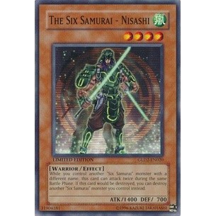 Thẻ bài yugioh - tcg - the six samurai - nisashi / gld2-en020