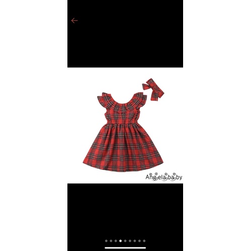 Đầm đỏ bé gái