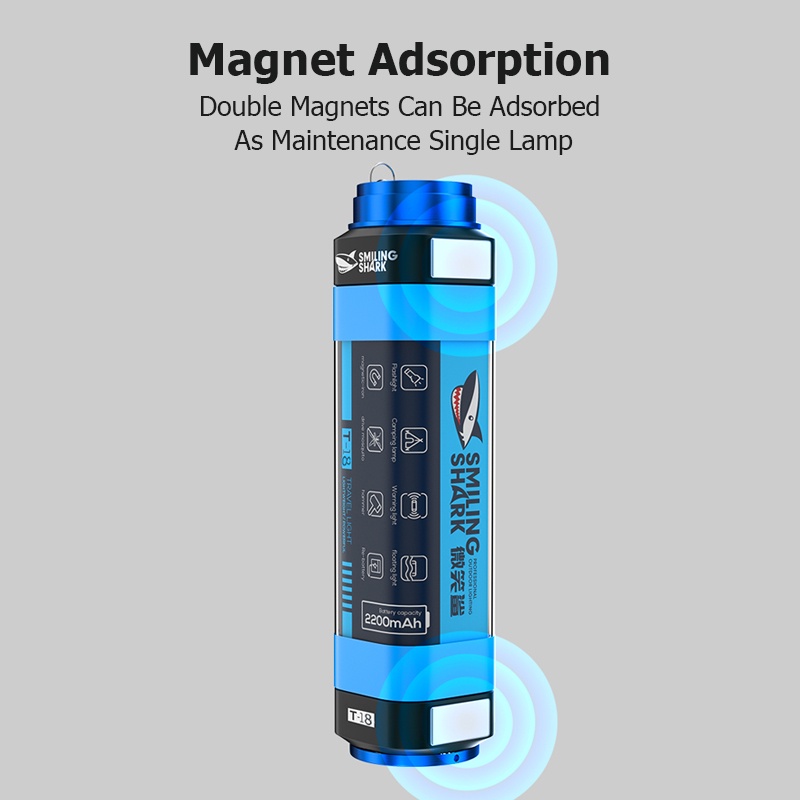 SmilingShark T18 Đèn Pin Siêu Sáng 2500Lumen 6 Chế Độ Sáng Tiện Dụng