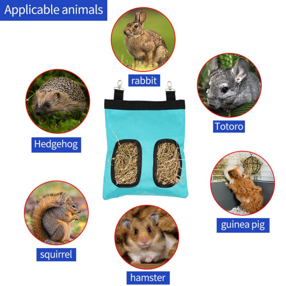 AARON1 Túi Đựng Thức Ăn Cho Thỏ Sức Chứa Lớn Bằng Vải Oxford Chống Nước Nhiều Màu Sắc