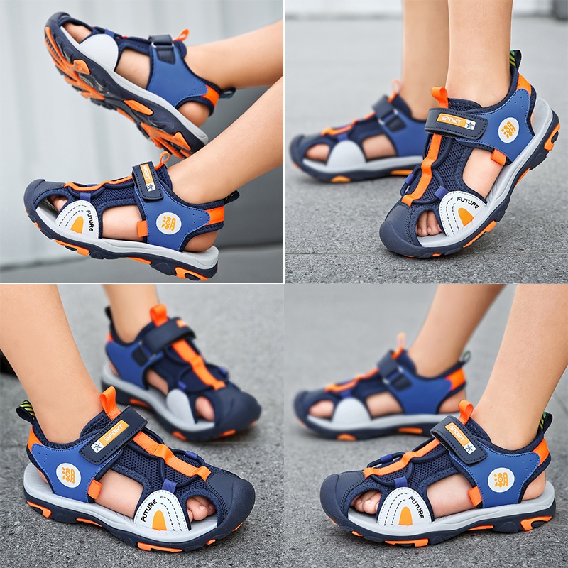 Xăng đan Siêu Nhẹ Thoáng Khí Chống Trượt Thời Trang Đi Biển Cho Bé Trai Và Gái
