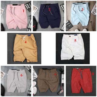 Quần short Linen trơn màu hàng việt nam (đũi short nam)