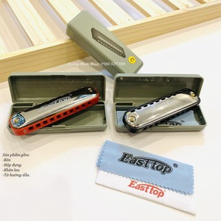 KÈN HARMONICA DIATONIC TONE C 10 LỖ KÈM HỘP ĐỰNG