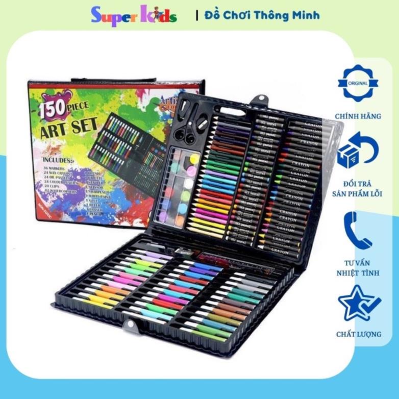 Hộp Màu 150 Chi Tiết Cho Bé Yêu Thỏa Sức Sáng Tạo-Bộ Màu Vẽ Đa Năng 150 Món Giá Rẻ Cho Bé