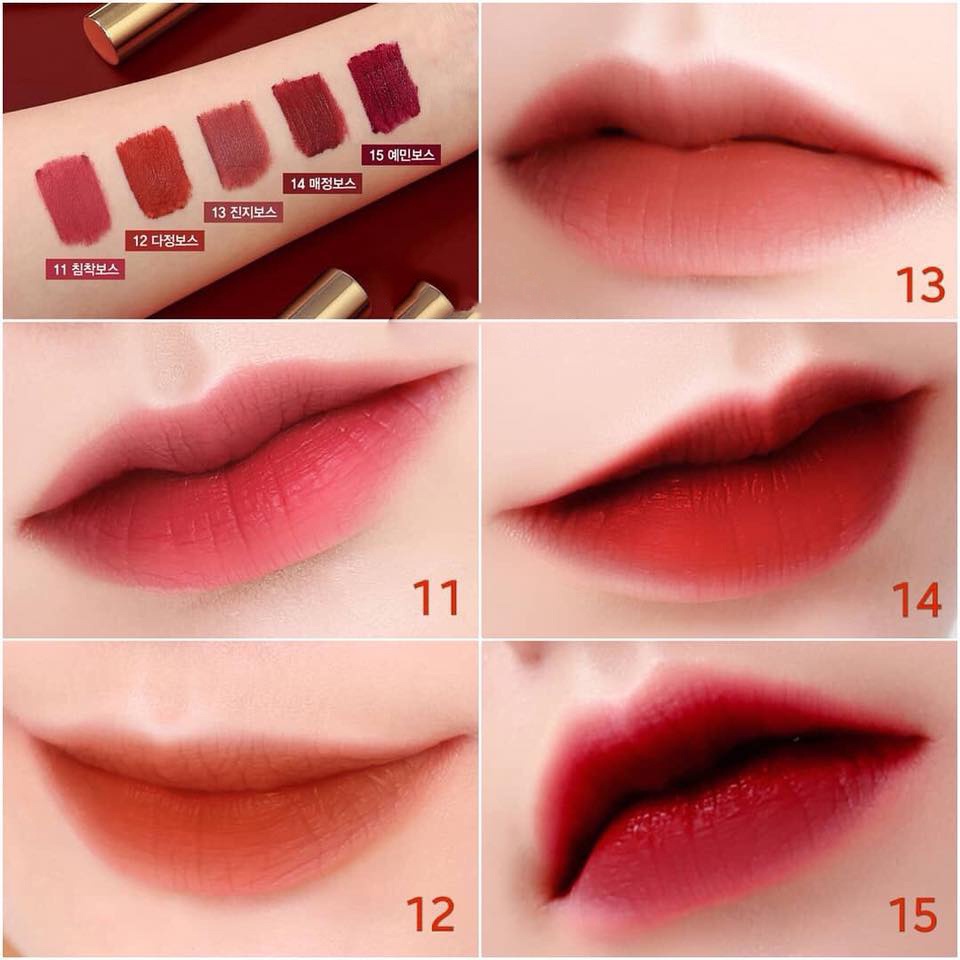Son Kem Lì Bbia Last Velvet Lip Tint Full màu 21 22 23 24 25 36 38 39 Skinforface
