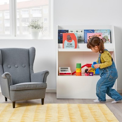 FRANCY, Kệ sách mini cho trẻ SHE_020, 80x43x102cm, kệ gỗ Scandi Home