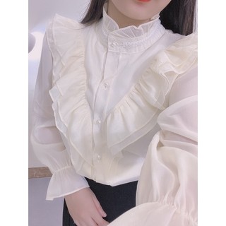 Áo kiểu tiểu thư cổ nơ hàn quốc