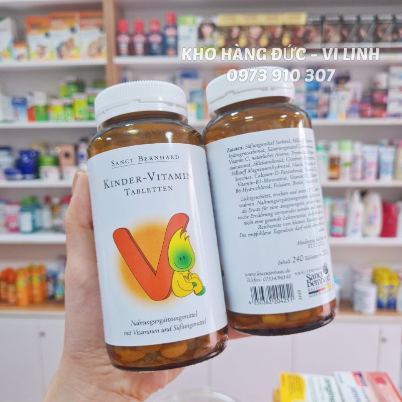 VITAMIN TỔNG HỢP DÀNH CHO TRẺ EM SANCT BERNHARD – MADE IN GERMANY