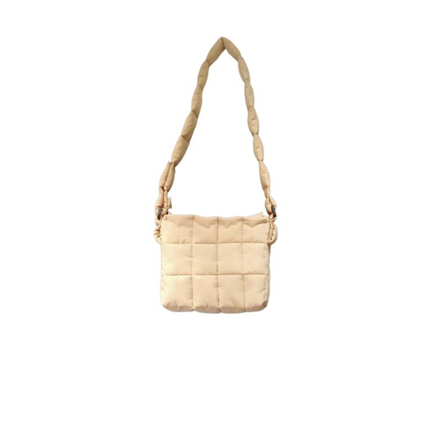 Túi đeo vai,đeo chéo chần bông kẻ carô nam nữ đi học ,đi làm ,đi chơi dainystore  KHÔNG NẮP