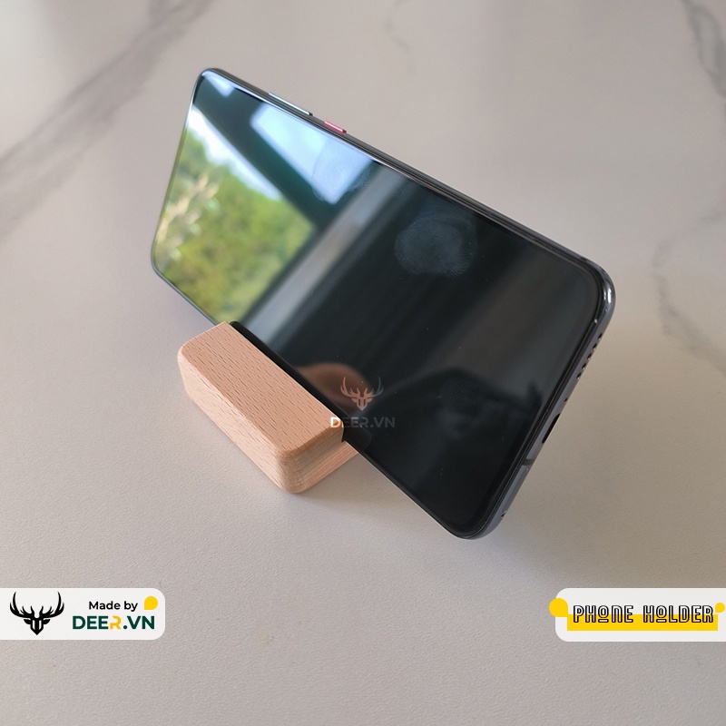 DEER - Giá Đỡ Điện Thoại Máy Tính Bảng Bằng Gỗ - Deer Phone Holder