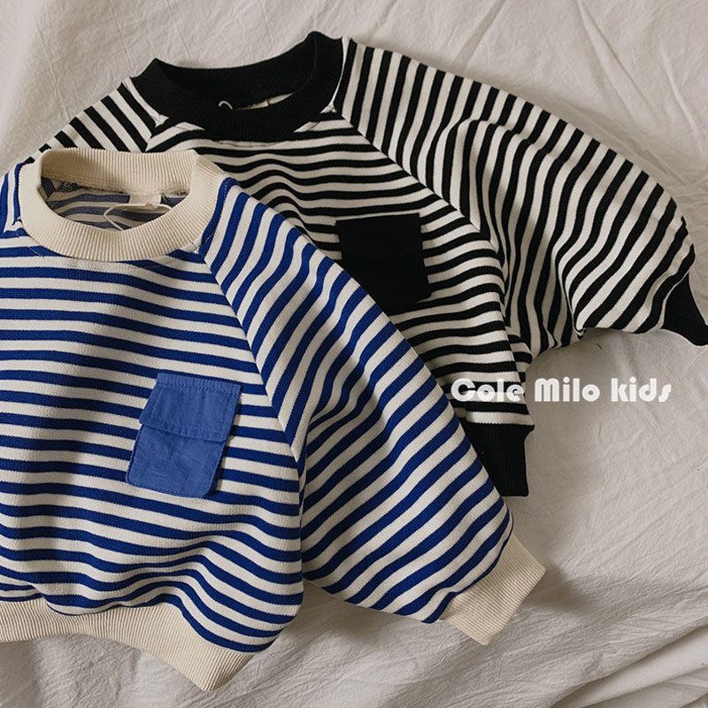 Áo sweater Tay Cánh Dơi Dáng Rộng Phong Cách Hàn Quốc Thời Trang Xuân Thu áo sơ mi nam Cho Bé Trai Và Bé Gái