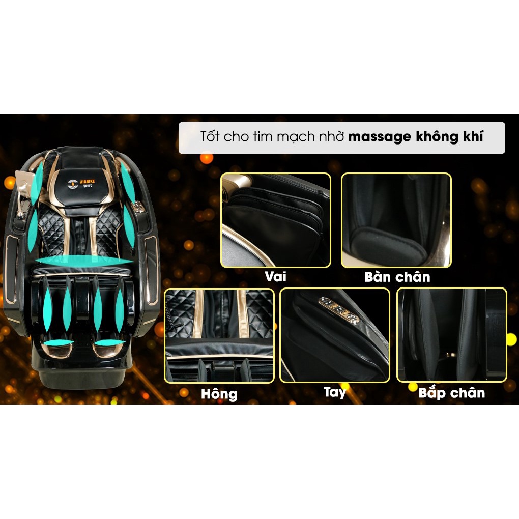 Ghế Massage 6D Toàn Thân Cao Cấp MK337 - Hàng Chính Hãng