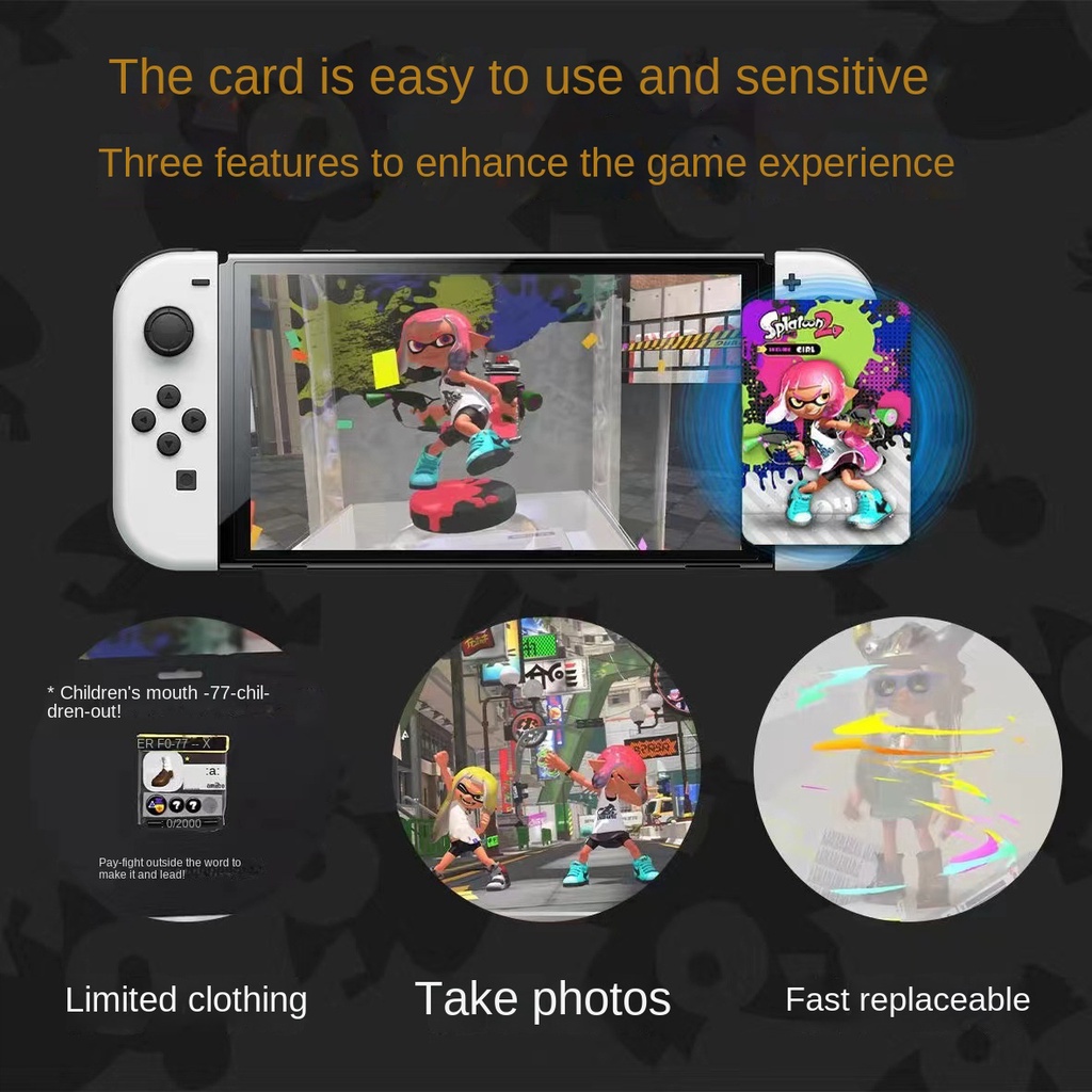 Thẻ Đạo Cụ Hóa Trang Nhân Vật Amiibo Splatoon 3 Dành Cho Máy Chơi Game Nintendo Switch 1 2 3