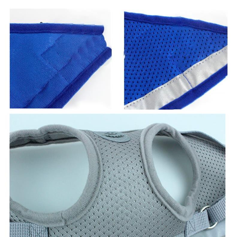 Hanpet.GV Dây dắt chó mèo loại Đai áo ngực có vòng phản quang (đủ size)