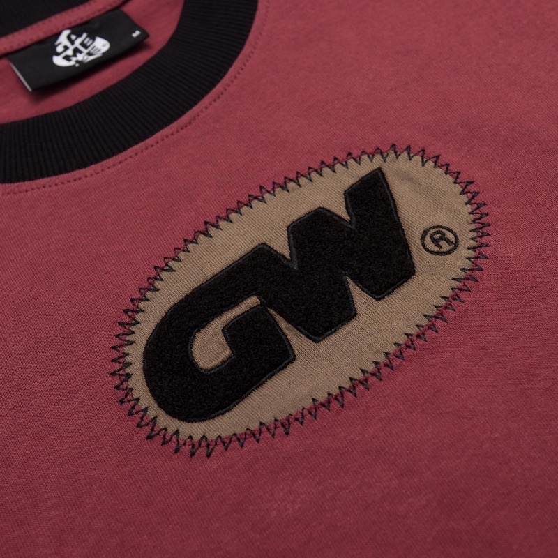 PATCHWORK TEE ROSSO/ Áo thun dài tay / GAMBLE WORLDWIDE