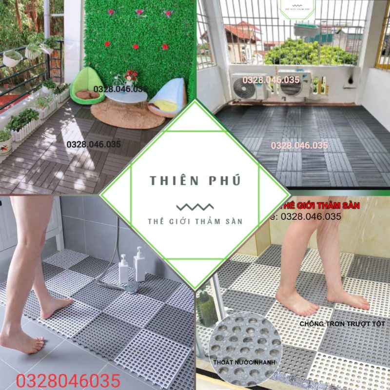 ❤Freeship Plus + ❤ Thảm Lót Sàn Nhà tắm,Thảm Nhựa lót sàn vệ sinh, bể bơi, sân vườn an toàn sạch sẽ tiện íchhàng cao cấp