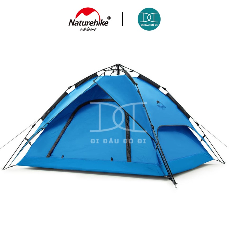 Lều tự bung 4 người chính hãng Naturehike, chống nước dễ dàng lắp đặt NH21ZP008