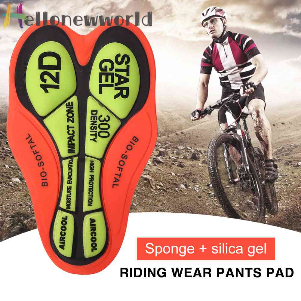 Miếng Đệm Quần Đùi Bằng Silicone 3D Co Giãn Chống Sốc Dành Cho Người Đi Xe Đạp