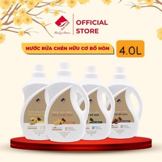 Nước rửa chén bồ hòn và tinh dầu cam 4l_ ecocare.
