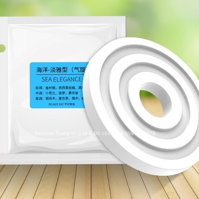 Viên sáp thơm ô tô size lớn thay thế trong bộ nước hoa gấu bushico tạo hương thơm