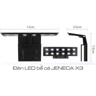 Đèn Led kẹp bể cá mini jeneca X3 5W