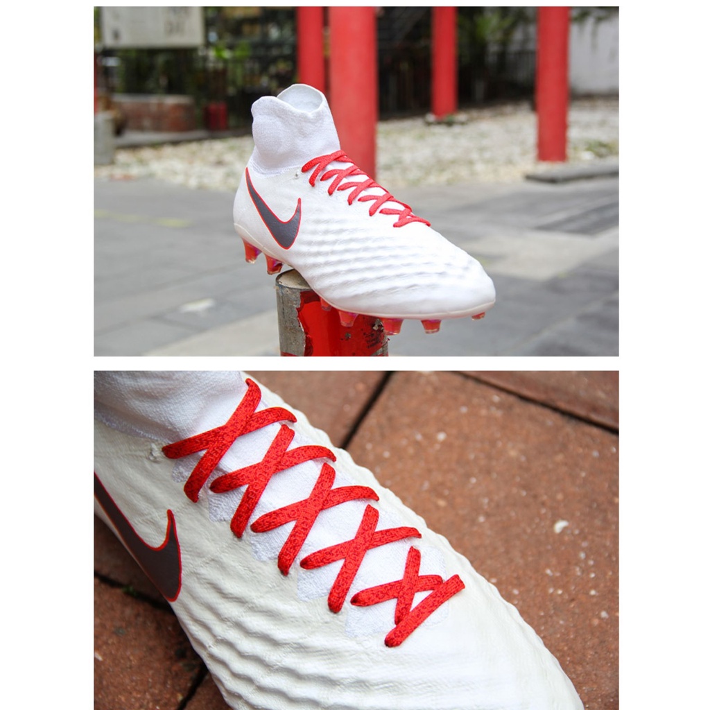 Dây giày bóng đá cao cấp Oupower Lace Pro sợi mảnh nhỏ 4mm, có phủ Silicon chống trơn