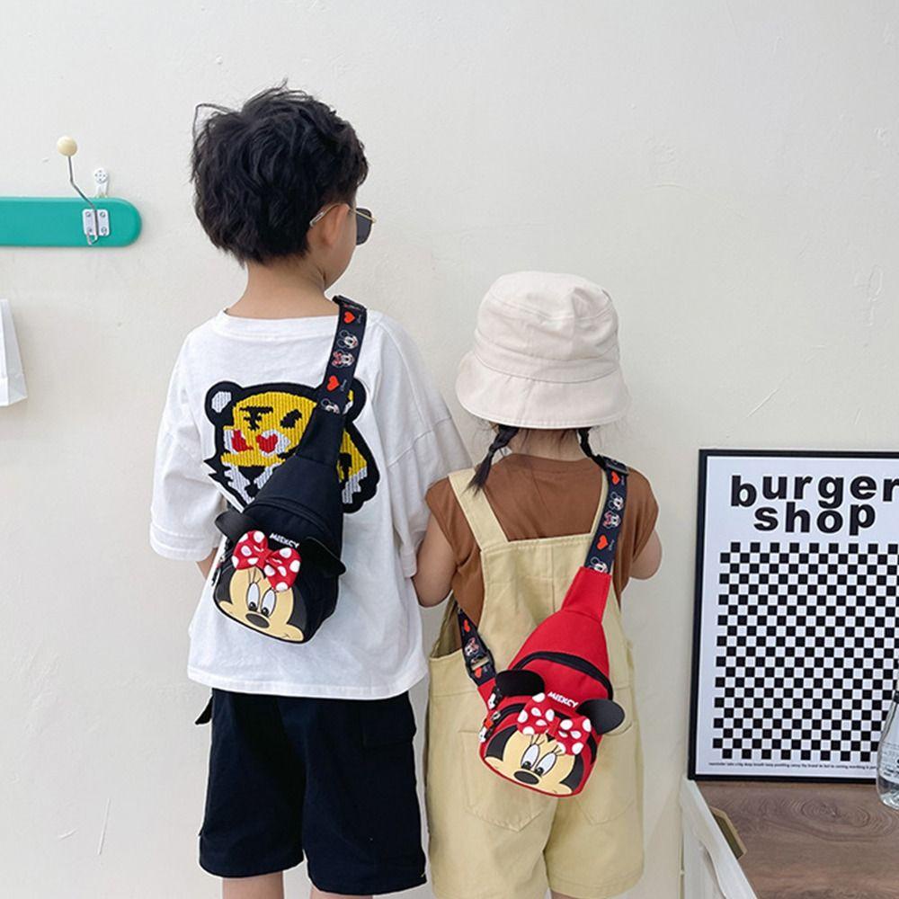 Ba Lô Mini Họa Tiết Mickey Minnie Lấp Lánh Dành Cho Các Bé