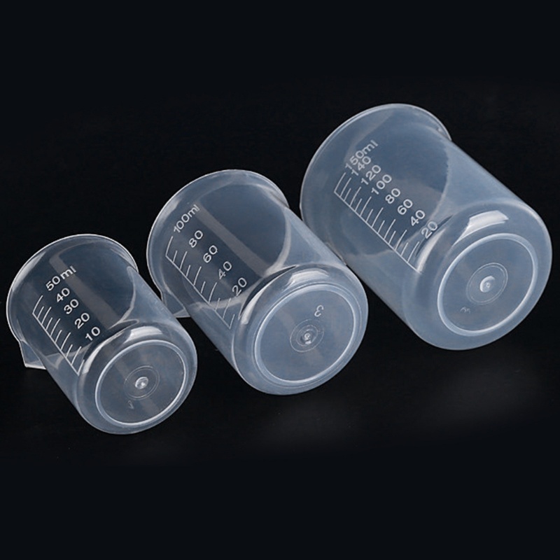 Set 10 Cốc Đo Lường Bằng Nhựa Có Thể Tái Sử Dụng Cho Nấu Ăn